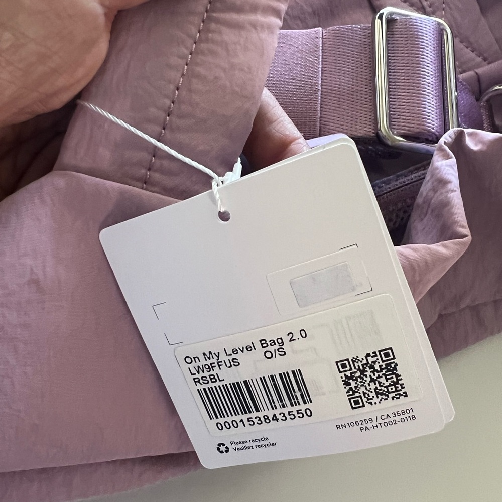 New lululemon on my level tote bag 20l rose blush - Picture 3 of 4